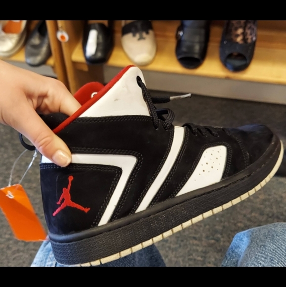 Jordan Shoes Nike Jordan Flight Legend Black White And Red Size 8